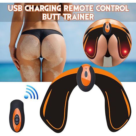 entraineur De Hanche Electrique Ems Baton De Massage Par Vibration Baton De Hanche Mince Chargement Usb Avec Telecommande (1/5)