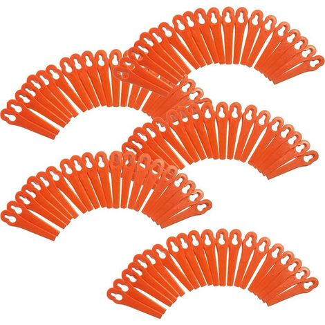 Lames rechange pour Florabest FRTA IAN LIDL long en orangelot 83 mm lot de 100 Plastique Orange (1/5)