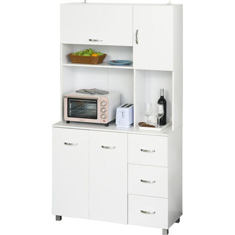 Armoire de cuisine TOINETTE blanche (1/5)