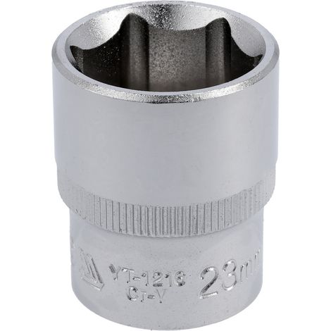 YATO YT-1216-23mm casquillo de 1/2 "6 pt cv regulares (1/2)