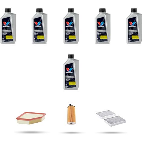 Kit tagliando 3 FILTRI e 6L OLIO compatibile con Bmw serie 7 (G11,G12) 730i 195kw dal 2019 (1/5)