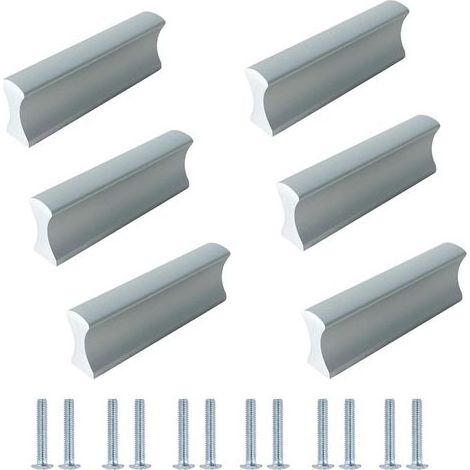 Kaelt - Poignées de meubles - Lot de 6 poignées pour meubles, entraxe de 32 mm, poignées de tiroir, poignées de cuisine (1/5)