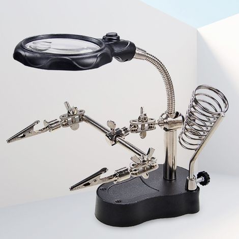 Loupe à pince LED pour réparation, outil de réparation de cartes mères et de matériel électronique. (1/5)