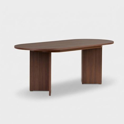 Table à manger extensible moderne 160/200x90 Sorell - Noyer (1/5)