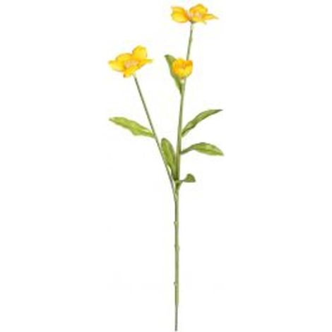 Gelbe Trilli Blume 30cm