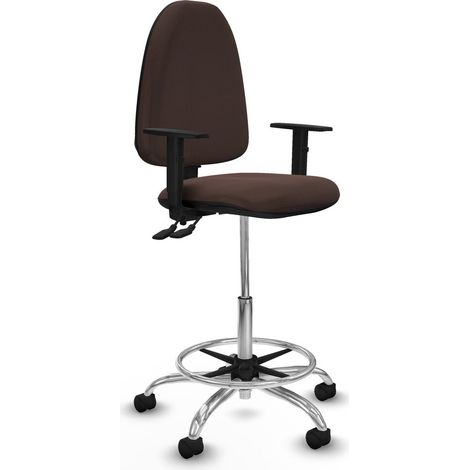 Sedia da Ufficio Piqueras y Crespo B1D05RN Marrone scuro Alta (1/5)