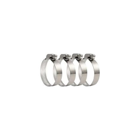 4 Pièces , Collier de Serrage Tuyau Réglable 27-51 mm, 304 Inox, Collier Serrage Métallique, pour Home Gaz, Famille Tuyau D'eau, Câble, Robinet, etc (1/5)