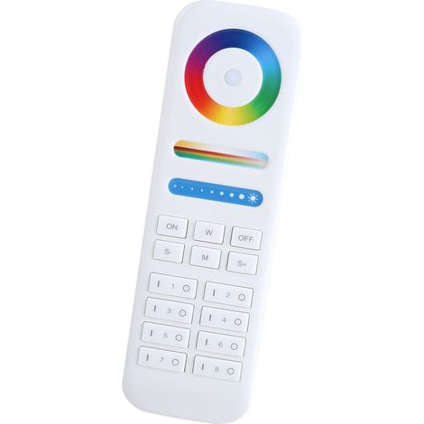 Milight 2,4-GHz-Funkfernbedienung für 8 Zonen von RGB+CCT-LED-Streifen, Lampen und Lichtleisten, Multi-Controller, Hausautomatisierungsset (1/5)
