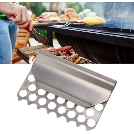 Filtre à graisse pour gril, filtre à graisse en acier inoxydable pour poêles à griller. (1/5)
