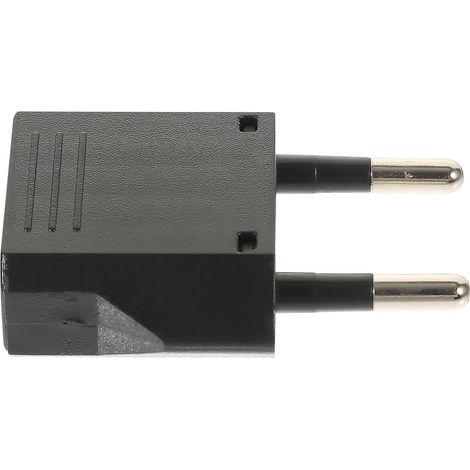 Adaptateur Prise Européenne vers Américaine 6a 220v Noir Cuivre, Format Compact, Usage Pratique et Maniable, Modèle 9120-1 pour Voyages en Europe (1/5)