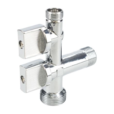 Llave combinada Fontastock ABS Latón 1/2 x 3/8 x 3/4 (1/4)