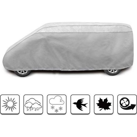 Roadclub – Bâche auto pour Volkswagen Transporter T4 (1990 - 2003) – Toile tri-couches imperméable – Anti-UV, déperlant et respirant – Protection contre intempéries