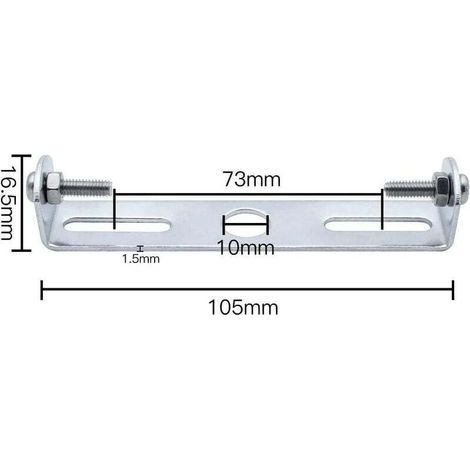 [4 pièces] Support de Fixation pour Plafonnier 105mm Luminaire Suspendu Accessoires Lustre de Plafond Plafonnier Plaque de Base Plaques de Lampe de Plafond Supports de Plaque et Accessoires (1/3)