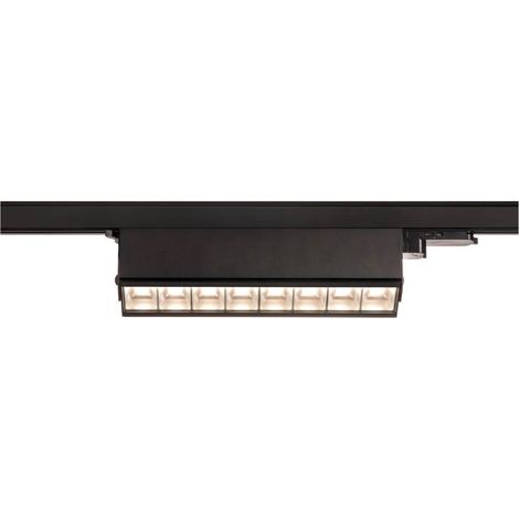 Éclairage sur rail à LED Sight Triphasé - noir - 4000K - 1004688 (1/3)