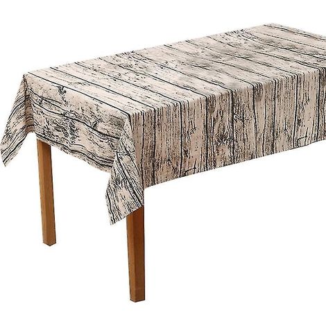 1 Stück Tischdecke mit Jahresringmotiv