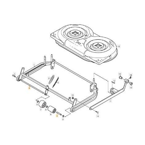 ORIGINAL STIGA-WELLE – 1134-0304-05