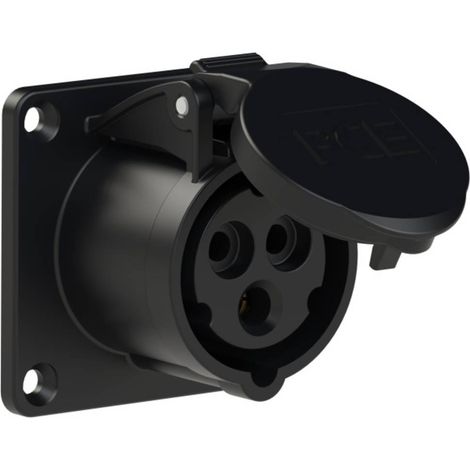 PCE venttechnik 313-6x Presa da pannello CEE-CARA 16 A 3 poli 230 V 1 pz. (1/2)