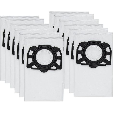 Confezione da 12 sacchetti filtro KFI 487, accessori per aspirapolvere Karcher WD4, WD5, WD6, MV4, MV5, MV6, WD4.000 ... WD5.999,2.863-006.0 (1/4)