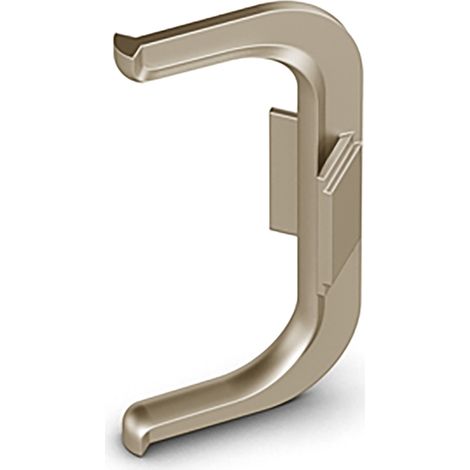 Hettich Griffmulde-Innenecke, 90°, Canis C, 9210136, Aluminium edelstahloptik (1/3)