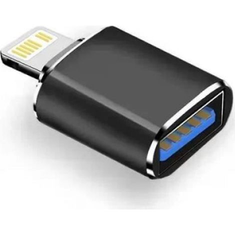 Hub USB,Adaptateur OTG USB 3.0 pour iPhone,IOS 13 ci-dessus,Pluies Male vers USB 3.0,iPhone 14 13- OTG Black[A]