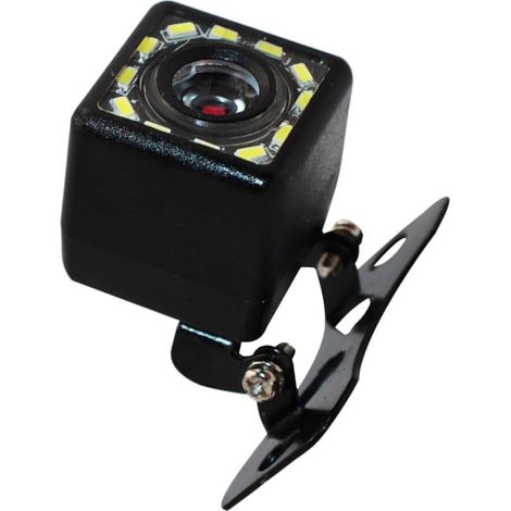 Caméra de Recul Voiture Accessoire Plastique 12 LED Étanche Angle de Vue Large pour Vision Nocturne Lors du Stationnement (1/5)
