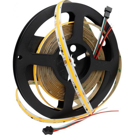 Ruban LED COB digital 5m 9W/m 4000K gradable EcoLight