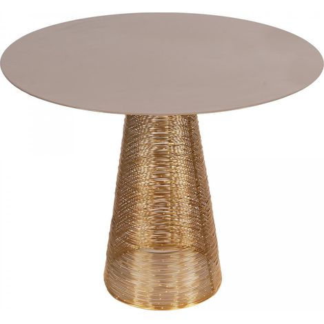 Table basse fait main en fer motif contemporain EBU 20x20 gris (1/3)