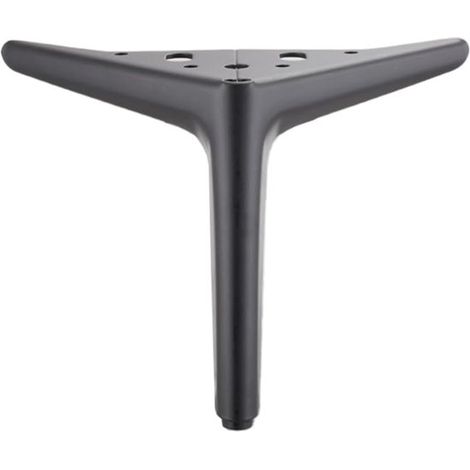 Ersatz-Möbelfüße, dreieckig, für Metallschränke, Schminktische und Sofas, 2er-Pack (schwarz, 10 cm) (1/5)