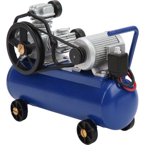Mini compresseur d'air de simulation, accessoire décoratif pour voiture RC SCX10 1/10 (crawler télécommandé, bleu). (1/5)