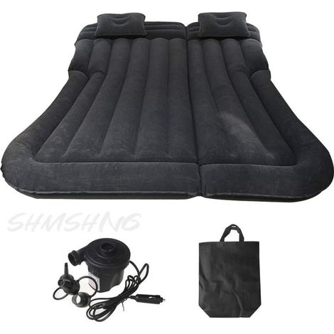 Matelas gonflable pour voiture 175x135 cm – Flocage PVC antidérapant – Gonflage rapide avec pompe électrique – Charge maximale 300 kg - Souffleur60-75W (1/5)