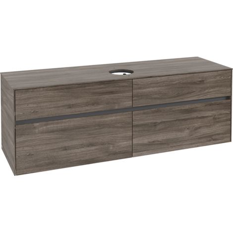 Villeroy & Boch Collaro Waschbeckenunterschrank, 4 Auszüge, (1/2)