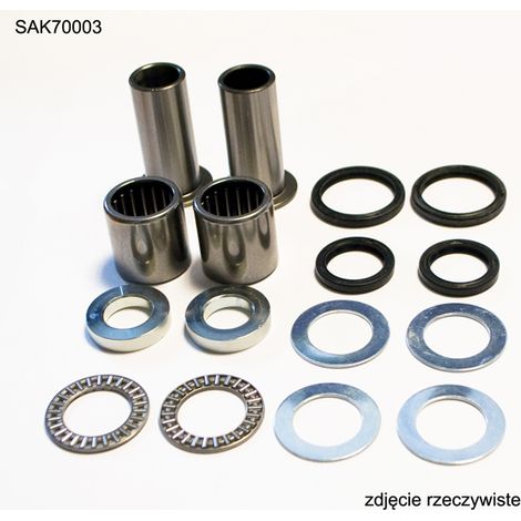 KIT DE REPARACIÓN DE BASCULANTE BEARING WORX SUZUKI RM 125/250 96-08, RMZ 250 07-22, RMZ 450 05-22, DRZ 400 00-22 (28-1047)=SAK50007