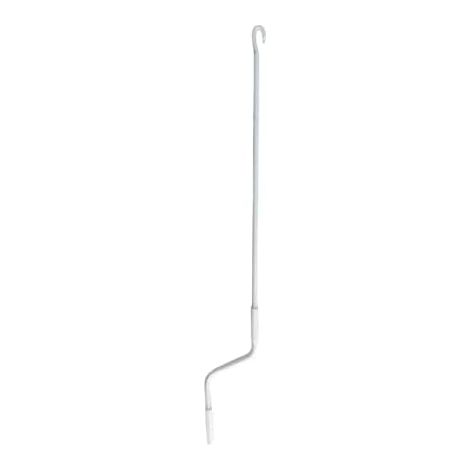 TENDAGGIMANIA Asta di MANOVRA per Tenda da Sole AVVOLGIBILE Universale MANOVELLA Maniglia- 250 CM - Colore Bianco
