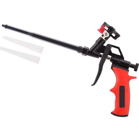 Pistolet extrudeur à mousse polyuréthane – Valve rotative pour contrôle précis – Buse en cuivre pour débit uniforme – Poignée ergonomique (1/5)