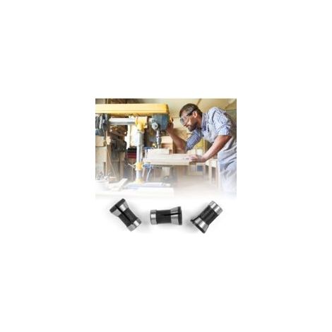 6 pezzi Testa mandrino a pinza, adattatore mandrino Accessori trapano Mandrino a pinza Mandrino fresatrice Accessori per lavorazione del legno 6mm 6,35mm 8mm - Crezuo