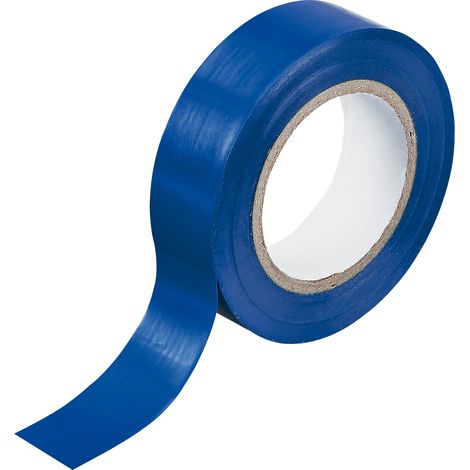 Legrand - Ruban adhésif isolant en PVC dimensions 15x10mm - Bleu (1/3)