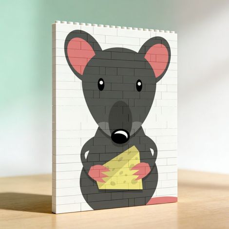 Cadre en blocs pour adultes, cadeau pour anniversaire et Saint‑Valentin (1/5)