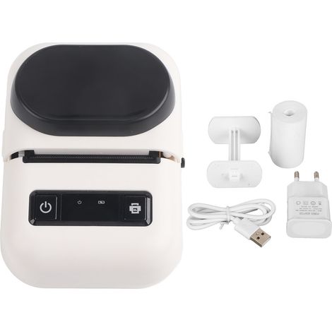 Imprimante thermique sans fil portable, interface TYPE C, connexion multi-appareils, impression rapide de tickets, pour centres commerciaux, prise UE 100-240V