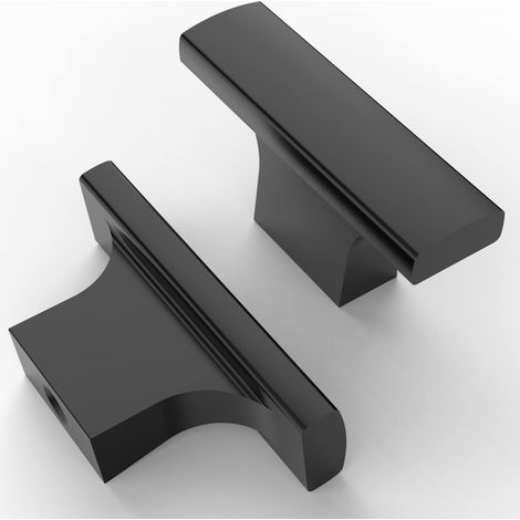 6 Schubladengriffe, Möbelknöpfe in Schwarz, Schrankknöpfe, Vintage-Schubladenknöpfe in Schwarz, Küchentürgriffe zur Dekoration