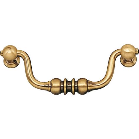 Dubois – Poignée de porte coulissante en laiton – Entraxe 96 mm – Longueur 113 mm – Décor en bronze pour meubles élégants