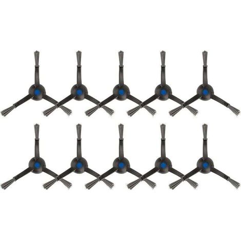 (10 pieces) Replacement side brushes, compatible with ECOVACS DEEBOT X5 Omni and X5 Pro Omni robot vacuum cleaners (1/4)