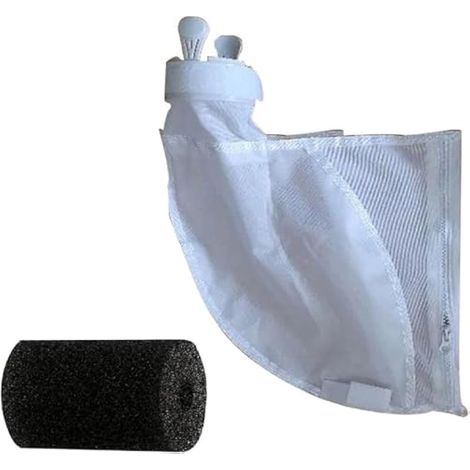 Sac de nettoyage de piscine avec mousse, sacs en maille de nylon, sac filtrant de rechange pour Polaris 280 pièces de nettoyage de piscine (lot de 1) (1/5)