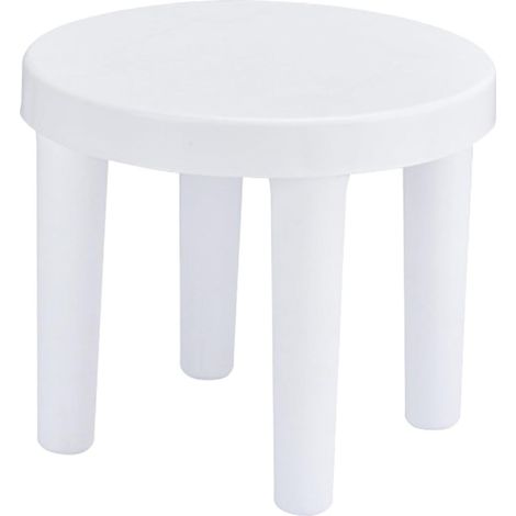 Tabouret et Empilable Blanc en Plastique Garçon et Filles Antidérapant Léger Petit Marchepied Sûr pour Salle de Bain et Maternelle pour Garçon et Fille (1/5)