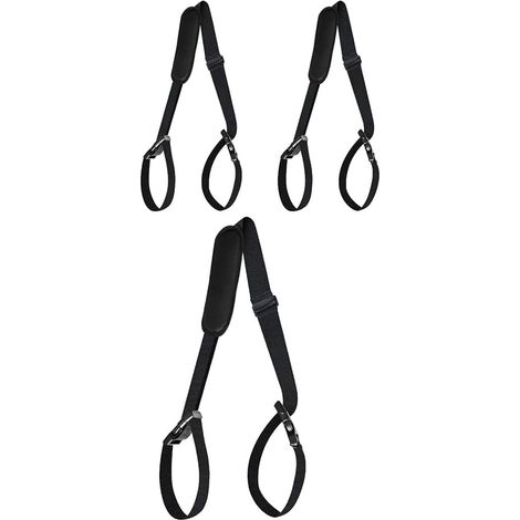 3 Pcs Transportez Une Sangle pour la Plage Pliant Chaise Épaule Réglable Transportant des Sangles de Chaise de Plage pour Pliage Parapluie Pique-Nique de Camping Remplacement (1/5)