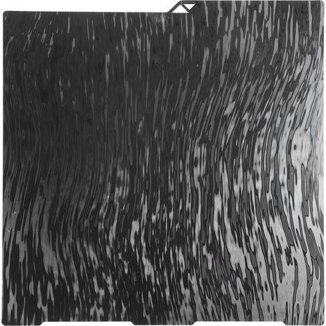Plaque de construction PEH lisse 256x268mm, Double face, vagues d'eau et motif en soie, Plate-forme de lit d'imprimante 3D Flexible pour Kobra 3