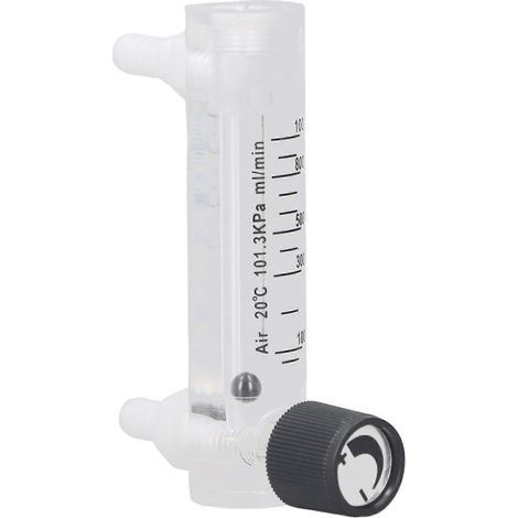 Testeur de débitmètre de gaz à air, panneau de commande réglable, débitmètre de 10 à 1000 ml/min (1/5)