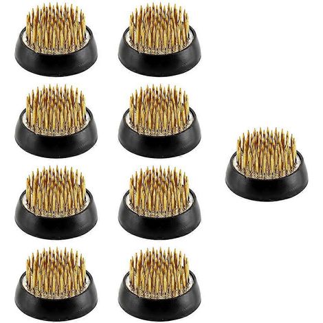 Lot de 9 supports à fleurs ronds en laiton, porte-fleurs pour vases Ikebana japonais, outils de fixation pour fleurs (1/5)