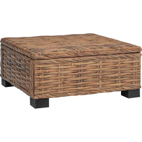 Couchtisch GENDT Naturrattan Natur 67 x 60 x 30 cm vidaXL (1/5)