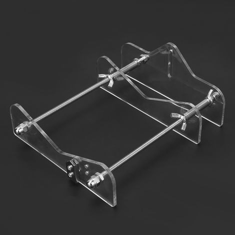 Coupe-bouteille en verre, un outil de coupe en métal et acrylique utilisé pour créer des motifs sur les bouteilles en verre à l'aide d'un tournevis (1/5)