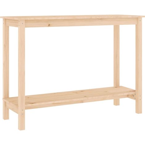 Maison Exclusive - Mesa consola madera maciza de pino 110x40x80 c (1/5)